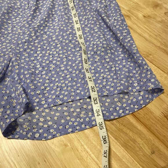 Rails NWT Sophia Daisy Romper Size L No Belt Relaxed Fit V-neck Short Sleeve - Picture 11 of 13